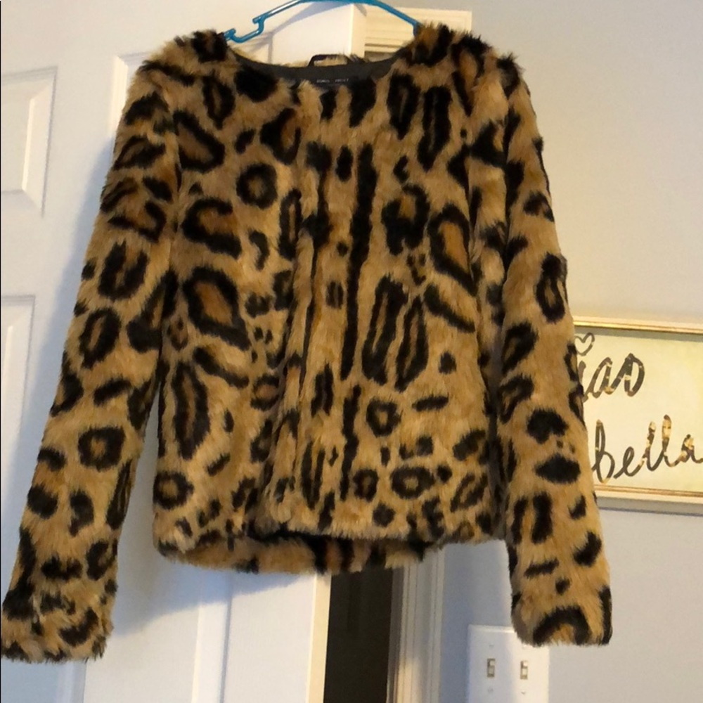Cheetah Faux Fur Coat—Romeo & Juliet